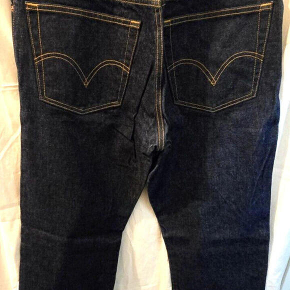 Vtg Levi's 517‎ Men’s Bootcut Red Tab Dark Blue Denim Jeans Size 38 X 32 (67-41) - Picture 10 of 10